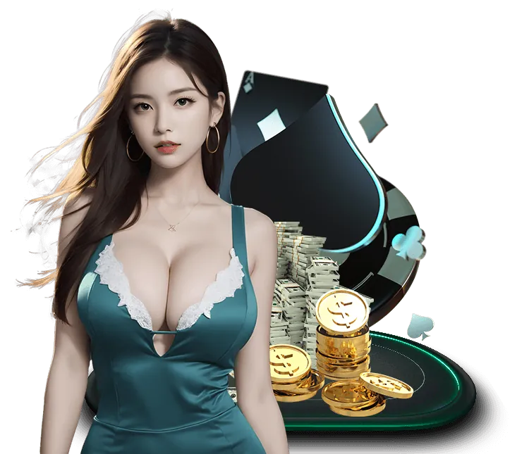Bàn Poker với người chơi và chip